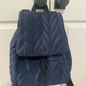 Kate Spade Navy Quilted Backpack